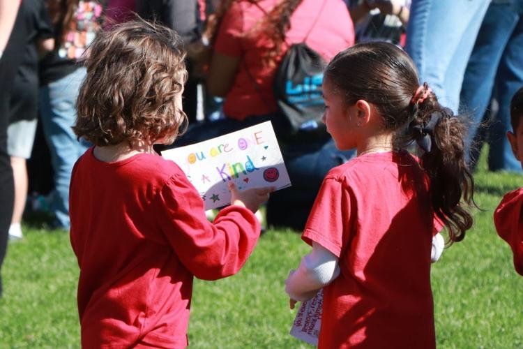 SBPS celebrates second annual Meet at the 50 event between graduating seniors and kindergarteners