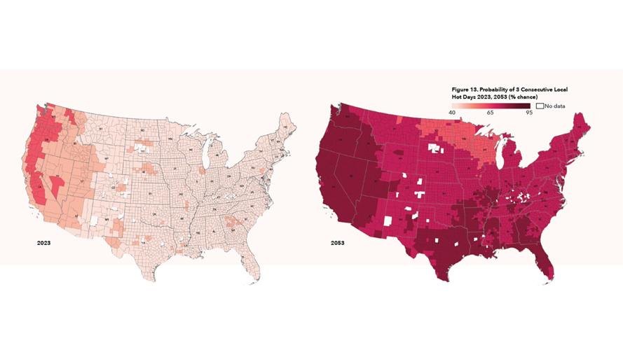 An 'extreme heat belt' will impact over 100 million Americans in the next 30 years, study finds