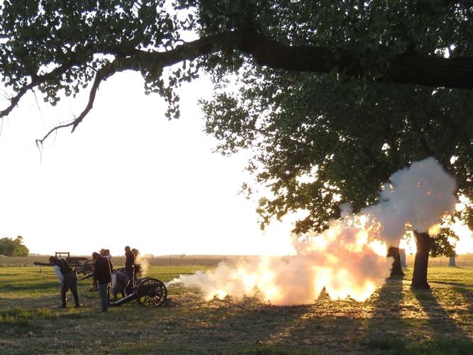 Canon firing,  dusk IMG_1744 (2).JPG one-time use