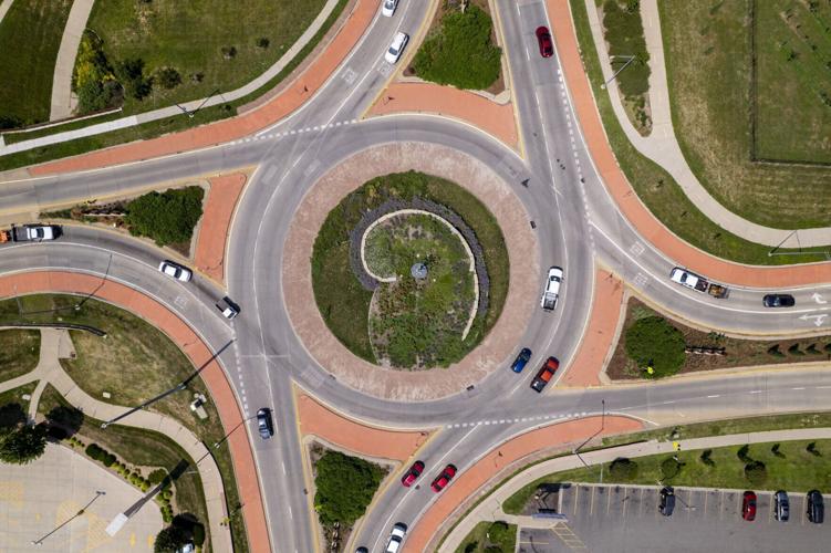 14th and Superior Street(s) roundabout
