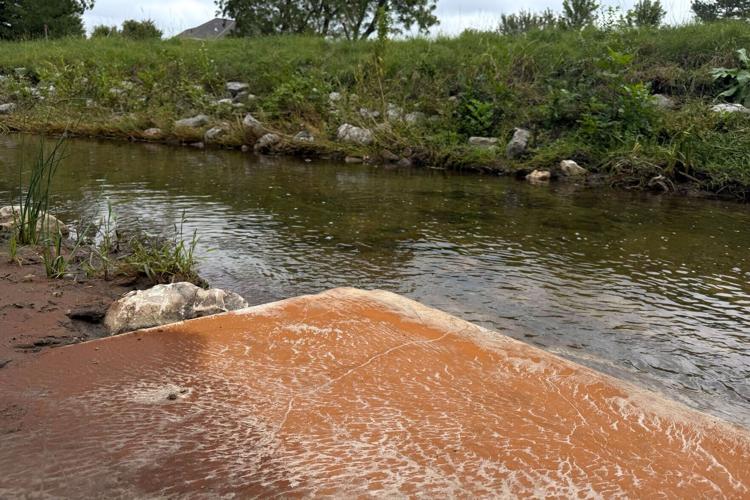 Antelope Creek turns Orange