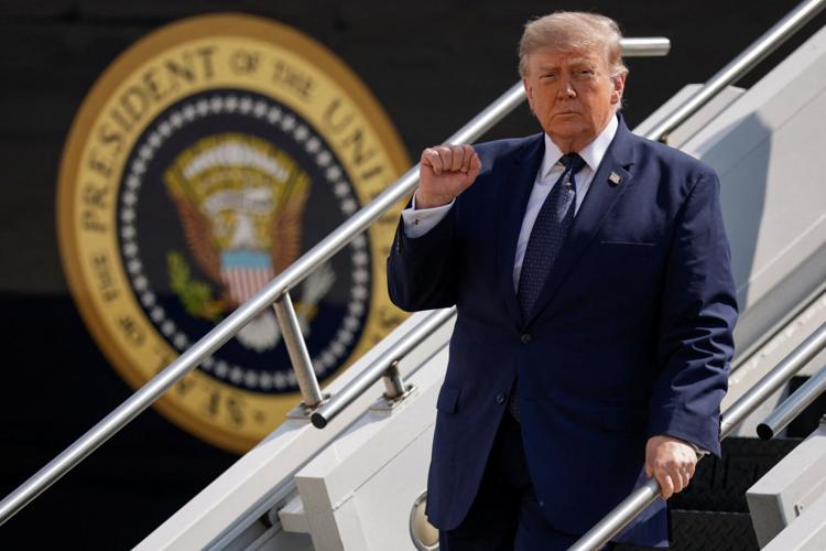 U.S. President Donald Trump visits New York City