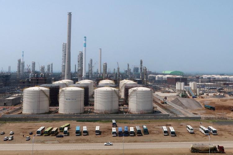 FILE PHOTO: Hengli, China's silk-to-petrochemical empire, faces the chill of US sanctions