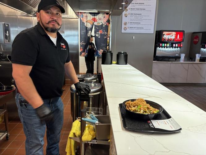 Kearney's Tasty Bowl restaurant is the creation of Sean Lin and Lynn Lin