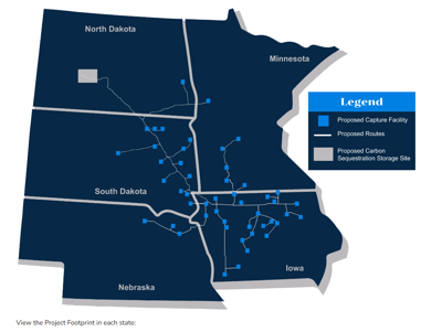 Summit Carbon Solutions map