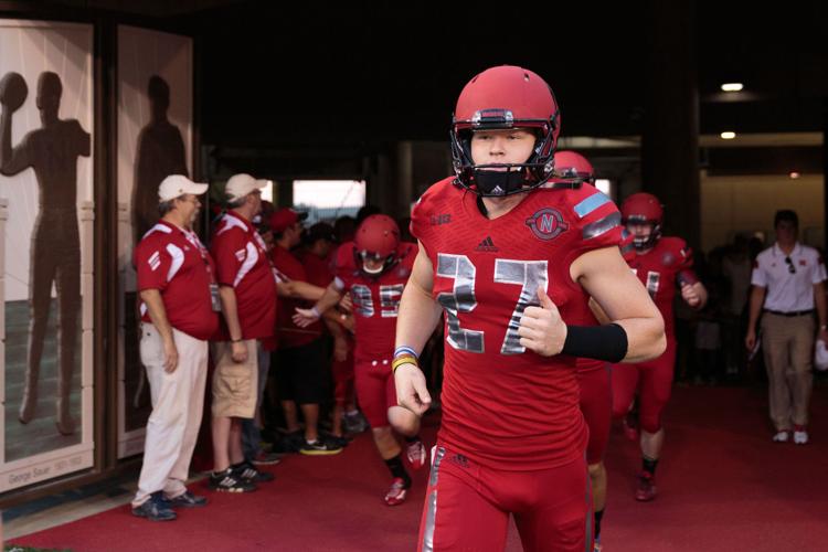Sam Foltz-alternative uniform in 2014