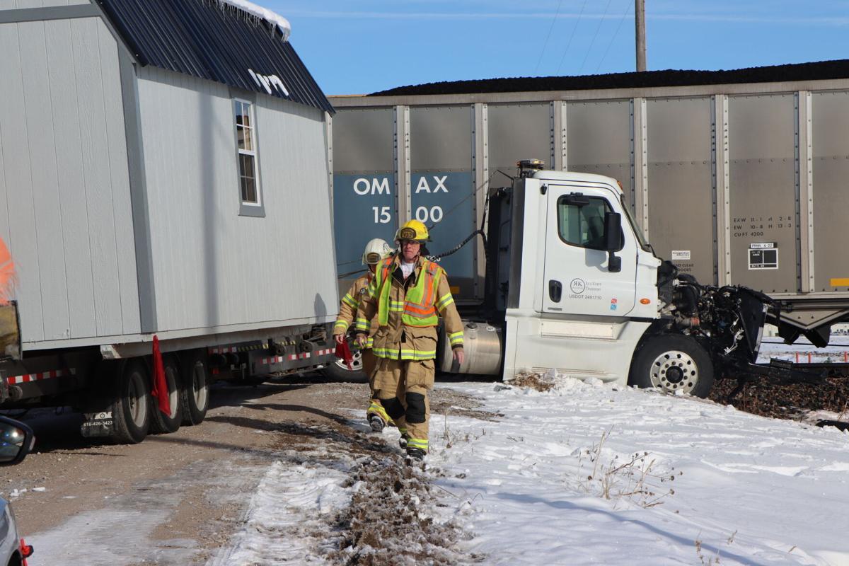 Train-truck crash