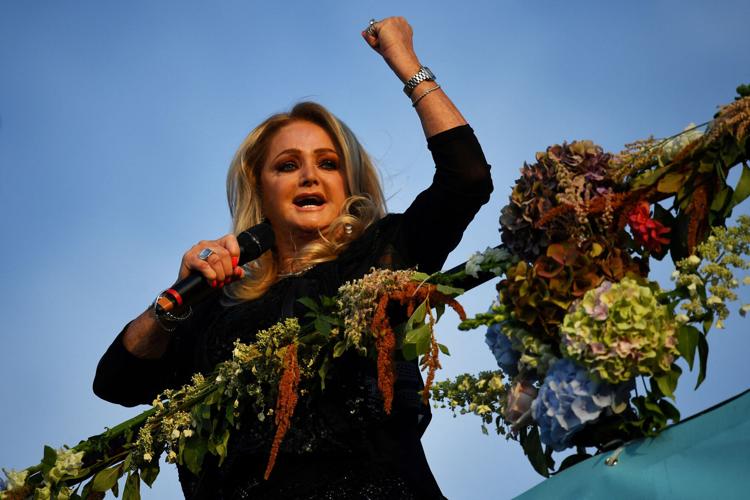 FILE PHOTO: Singer Bonnie Tyler performs during 'The Last Night of the Proms' celebration in Hyde Park, London