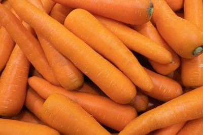 Organic carrot. Food background.
