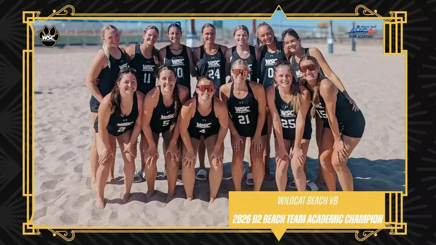 WSC beach volleyball is AVCA Division II Beach Team Academic Champion