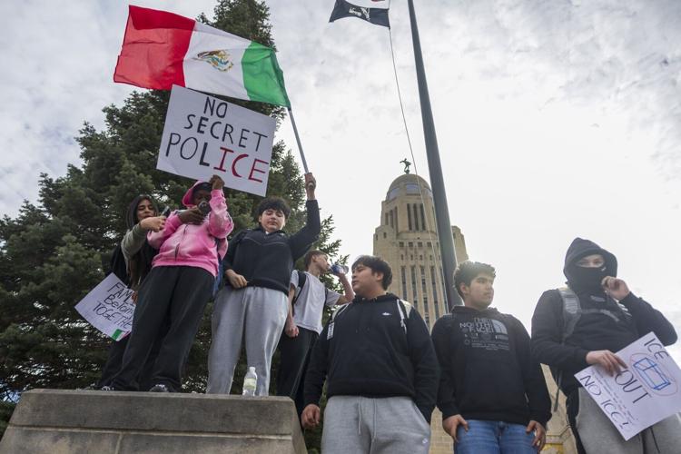 Lincoln High ICE out walkout, 2.11