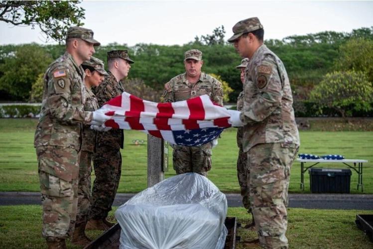 Unfolding flag
