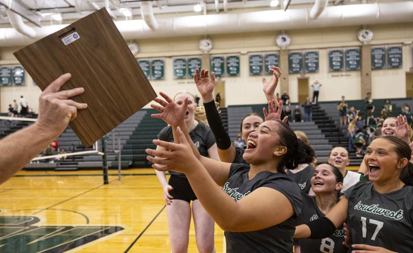Millard South vs Lincoln Southwest A-6 District Volleyball Final