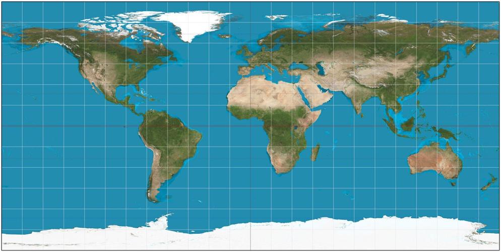 Equirectangular projection