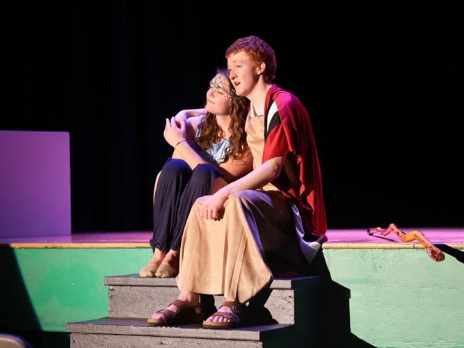 Moses and Zipporah watching sheep