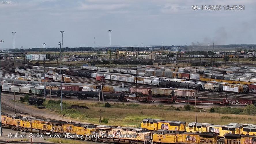 Authorities evacuating area north of Bailey Yard because of fire, 'toxic smoke'