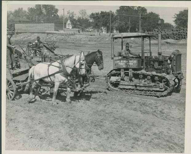 Horse plows