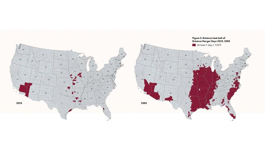 An 'extreme heat belt' will impact over 100 million Americans in the next 30 years, study finds