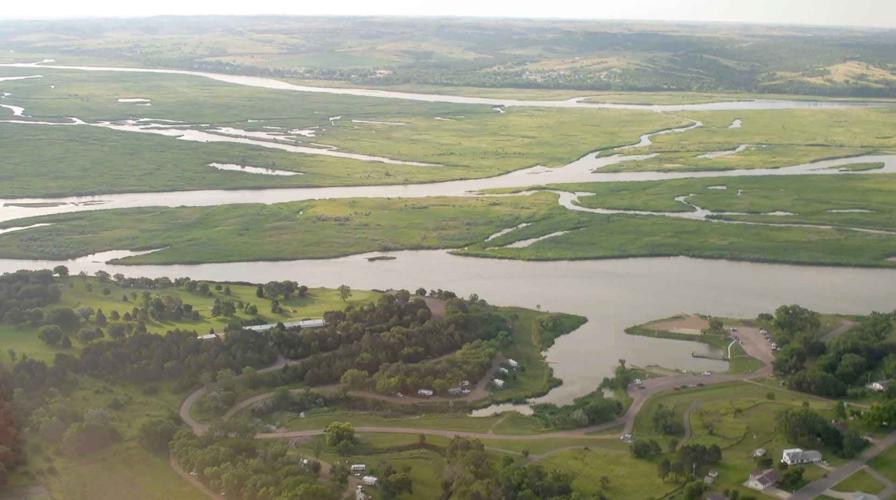 Lewis and Clark Lake sedimentation