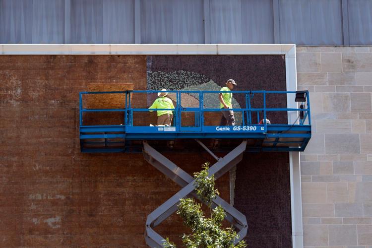 Pershing Center mural, 8.12