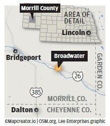 Broadwater locator map