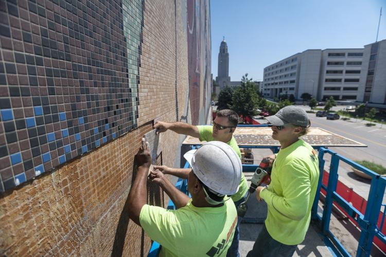 Pershing Center mural, 7.20