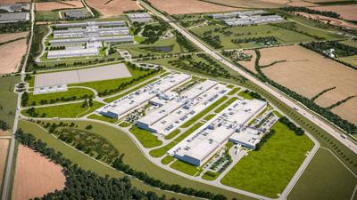 Rendering of Meta data center in Sarpy County
