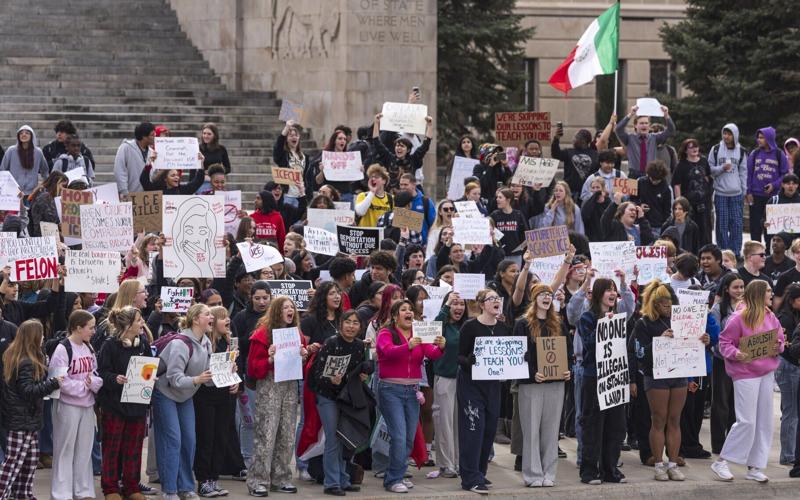 Lincoln High ICE out walkout, 2.11