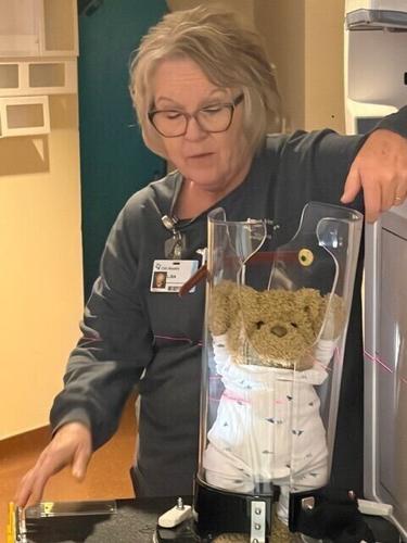 kindergarten-visit-p7- X-raying a bear