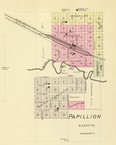 Papillion plat 1885