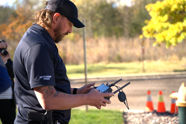 Outdoor drone demonstration