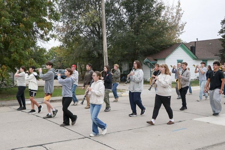 Local high school bands prepare for performances during Old West Weekend