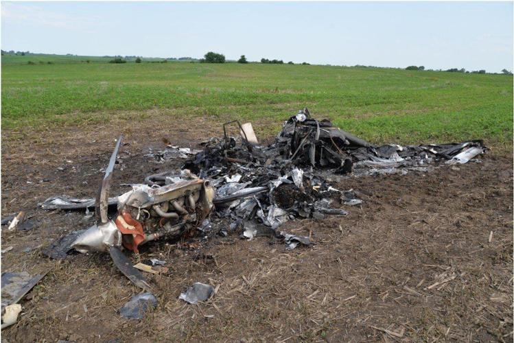 Paladino crash wreckage