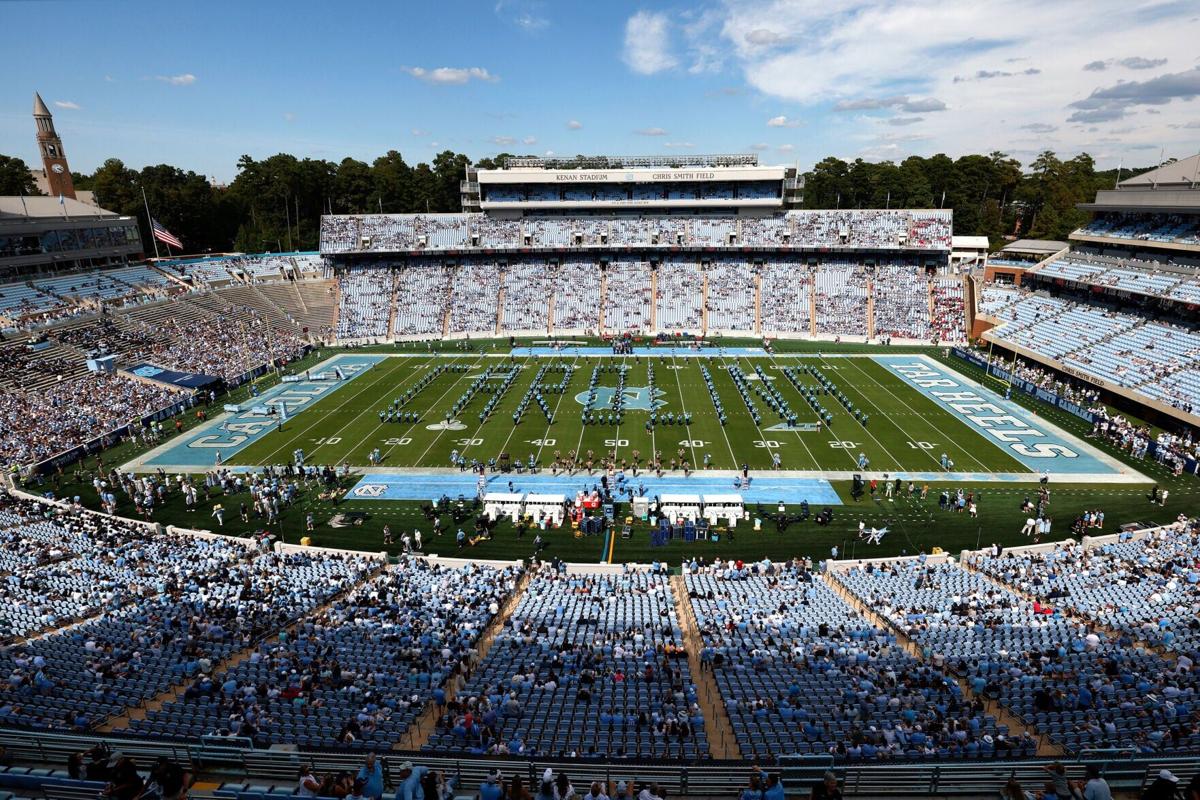 A general view prior to the game between Richmond and North Carolina at Kenan Memorial Stadium on Sept. 13, 2025, in Chapel Hill, North Carolina.