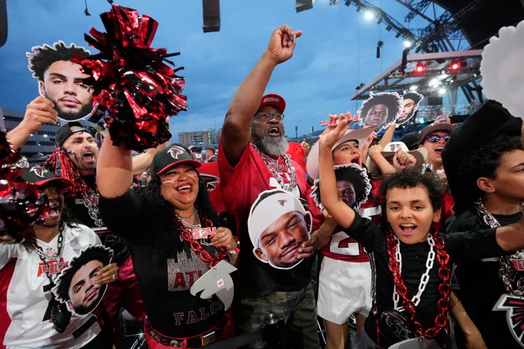 APTOPIX NFL Draft Football