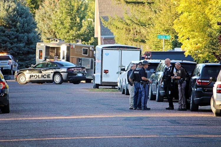 Standoff began with pursuit, barricaded man believed to have hostage