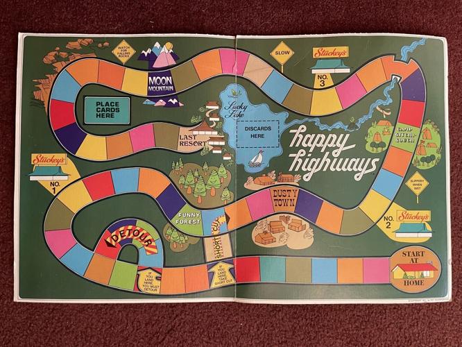 Stuckey's Happy Highway game board