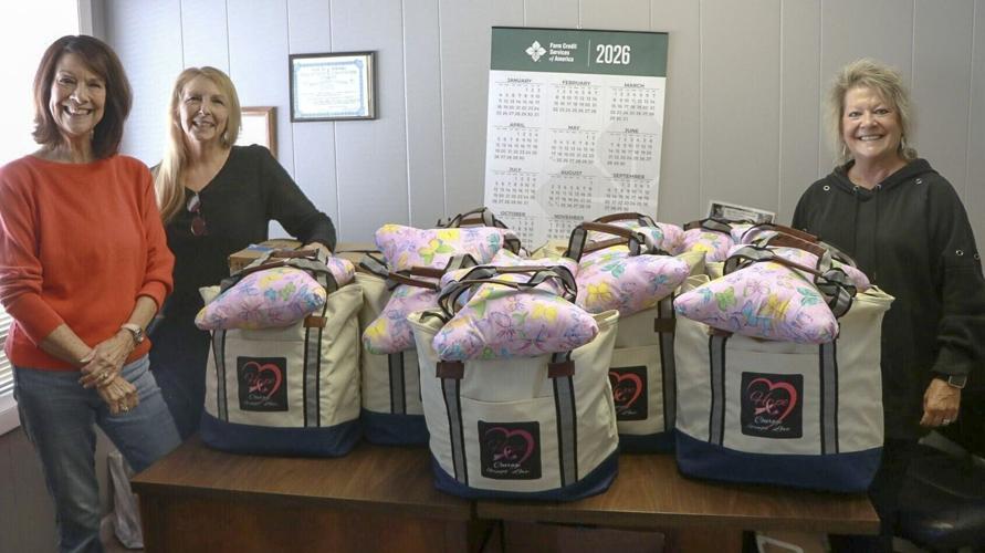 Soroptimists deliver over 80 Hope Totes to Regional West oncology in two years