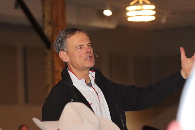 Husker VB coach reveals new passion for rodeo at livestock banquet