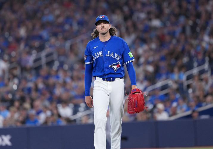 Kevin Gausman has struck out 123 batters in 121 2/3 innings this season for the Blue Jays.