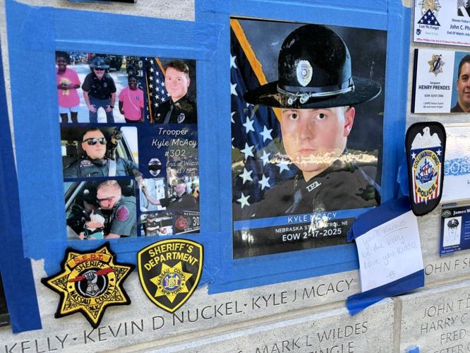 Kyle McAcy added to memorial wall
