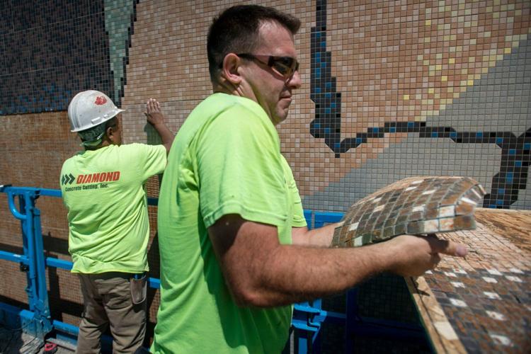 Pershing Center mural, 7.20