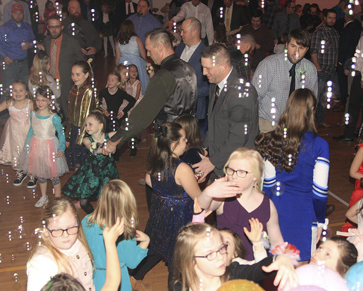 Fatherdaughter dance held at Hamlow Elementary School