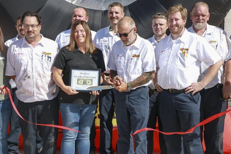 Les Schwab store donates new tires to CAPWN during grand open ceremony
