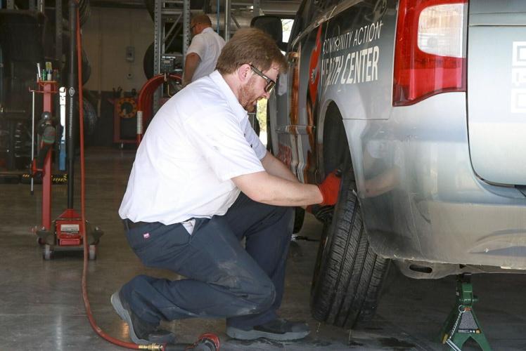 Les Schwab store donates new tires to CAPWN during grand open ceremony