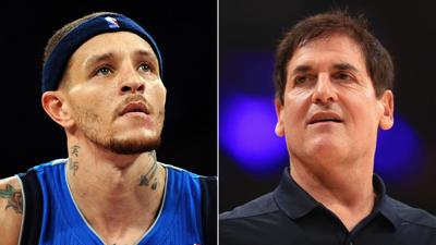Delonte West and Mark Cuban