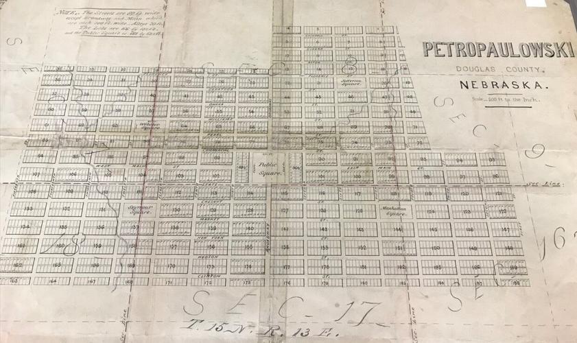 Petropaulowski map, History Nebraska collections.jpg