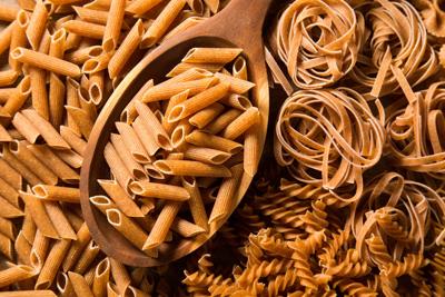 Whole grain pasta