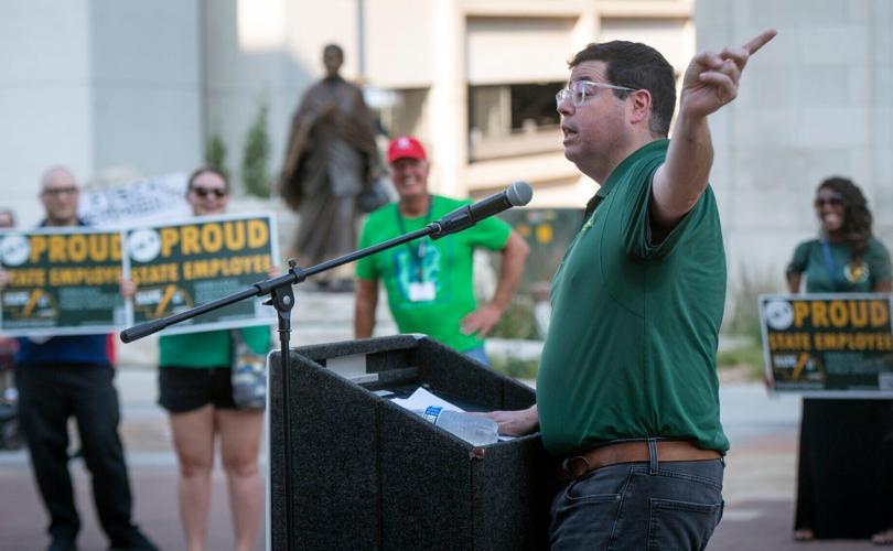 State employees union rally, 9.13