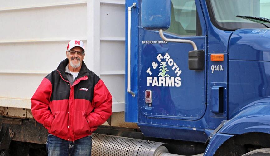 Gering farmer passing on his irrigation boots